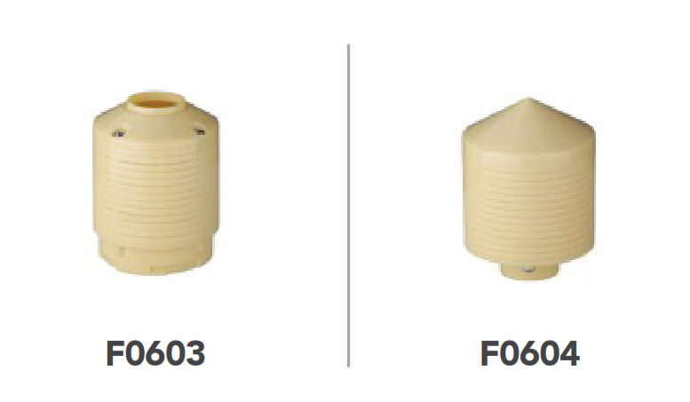 F0603 (Top) - F0604 (Bottom) - Bộ phân phối nước bồn lọc cổ 2.5